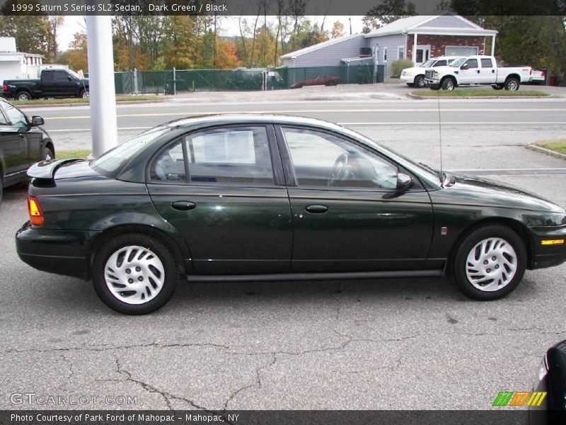 Dark Green / Black 1999 Saturn S Series SL2 Sedan