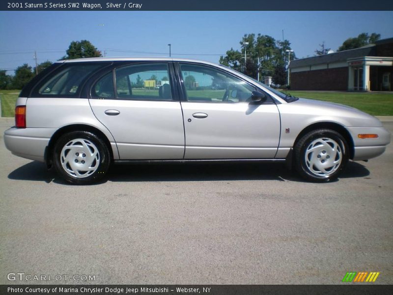 Silver / Gray 2001 Saturn S Series SW2 Wagon