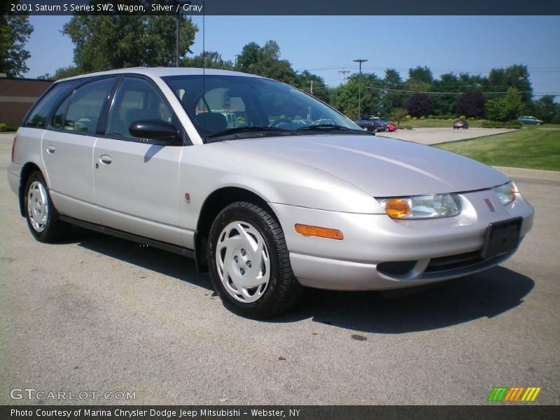 Silver / Gray 2001 Saturn S Series SW2 Wagon