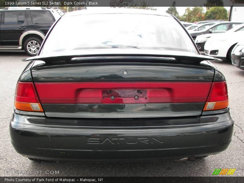 Dark Green / Black 1999 Saturn S Series SL2 Sedan