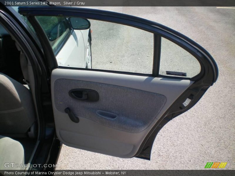 Silver / Gray 2001 Saturn S Series SW2 Wagon