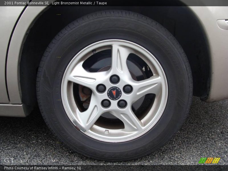 Light Bronzemist Metallic / Taupe 2001 Pontiac Bonneville SE