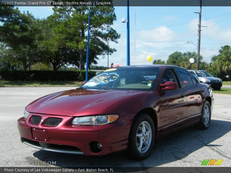 Redfire Metallic / Graphite 2002 Pontiac Grand Prix GT Sedan