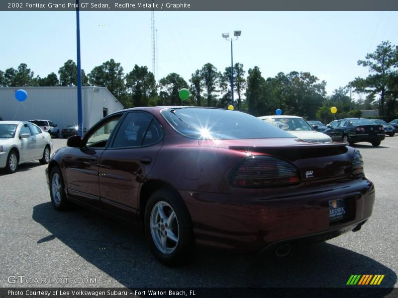 Redfire Metallic / Graphite 2002 Pontiac Grand Prix GT Sedan