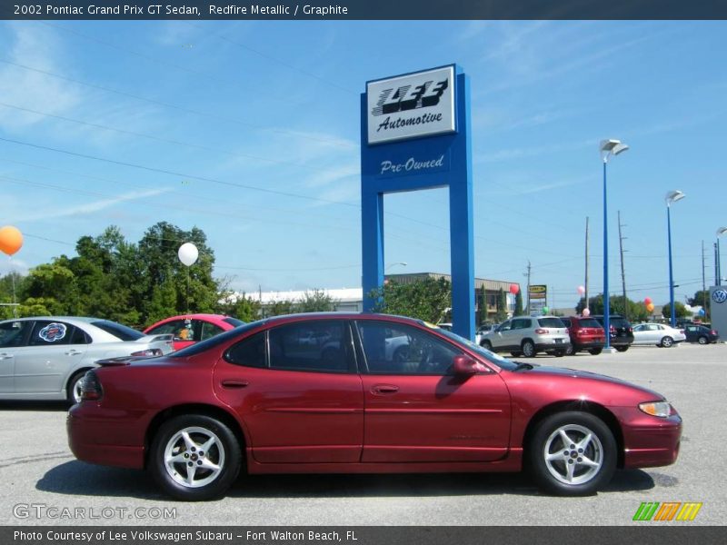 Redfire Metallic / Graphite 2002 Pontiac Grand Prix GT Sedan