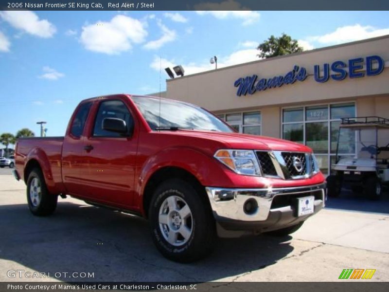 Red Alert / Steel 2006 Nissan Frontier SE King Cab