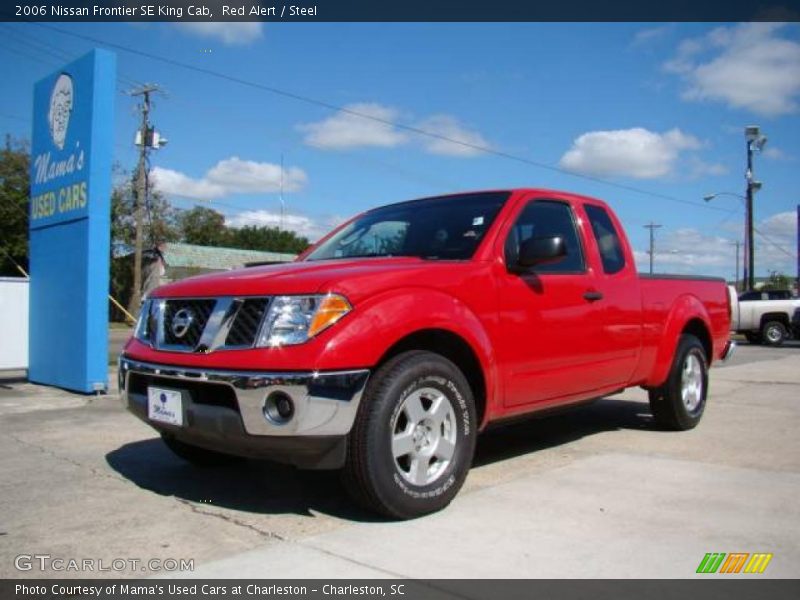 Red Alert / Steel 2006 Nissan Frontier SE King Cab
