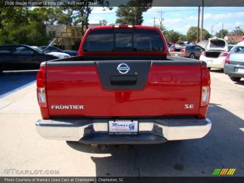Red Alert / Steel 2006 Nissan Frontier SE King Cab