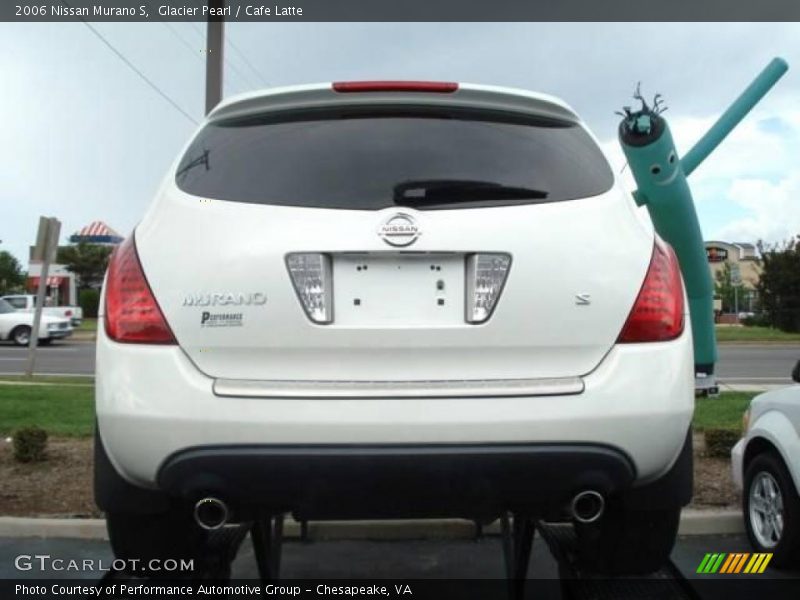 Glacier Pearl / Cafe Latte 2006 Nissan Murano S