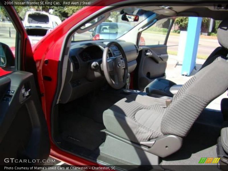 Red Alert / Steel 2006 Nissan Frontier SE King Cab