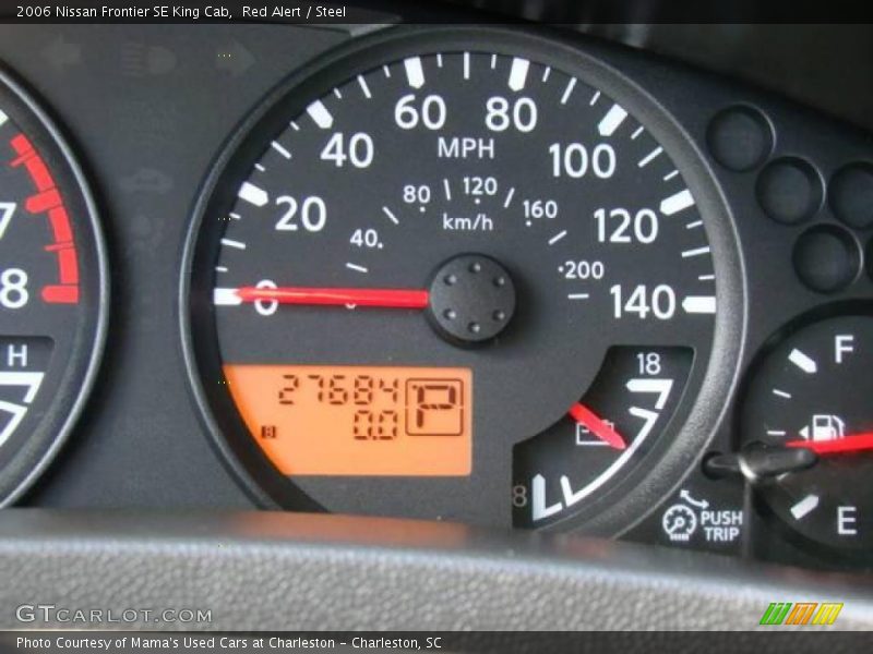 Red Alert / Steel 2006 Nissan Frontier SE King Cab