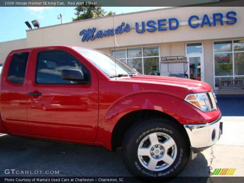 Red Alert / Steel 2006 Nissan Frontier SE King Cab