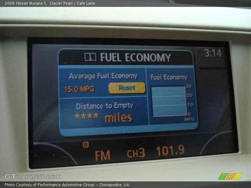 Glacier Pearl / Cafe Latte 2006 Nissan Murano S