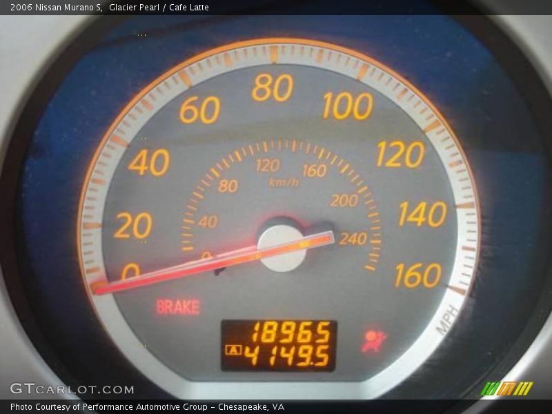 Glacier Pearl / Cafe Latte 2006 Nissan Murano S