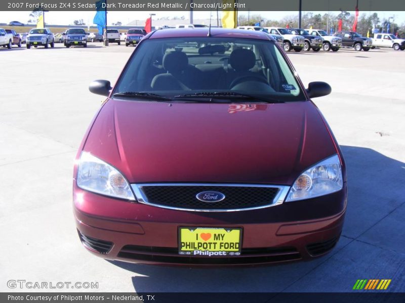 Dark Toreador Red Metallic / Charcoal/Light Flint 2007 Ford Focus ZX4 S Sedan