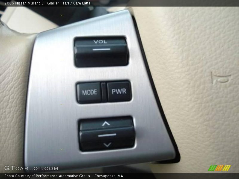 Glacier Pearl / Cafe Latte 2006 Nissan Murano S
