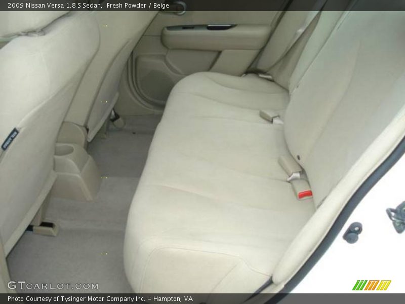 Fresh Powder / Beige 2009 Nissan Versa 1.8 S Sedan