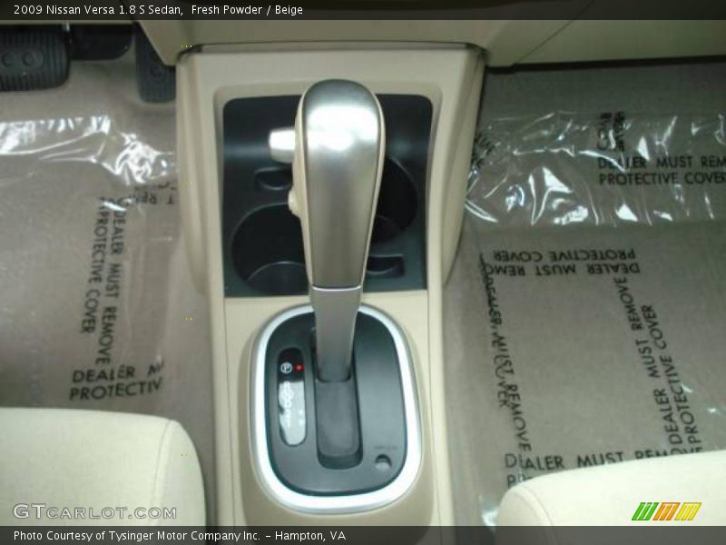 Fresh Powder / Beige 2009 Nissan Versa 1.8 S Sedan