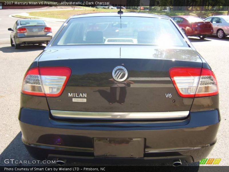 Alloy Metallic / Dark Charcoal 2007 Mercury Milan V6 Premier