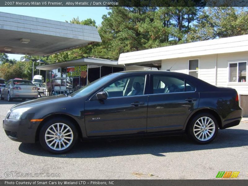 Alloy Metallic / Dark Charcoal 2007 Mercury Milan V6 Premier