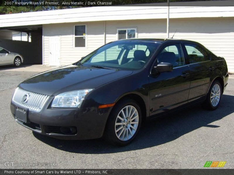 Alloy Metallic / Dark Charcoal 2007 Mercury Milan V6 Premier