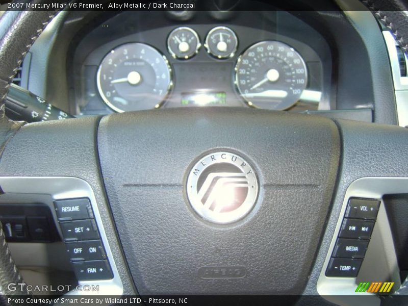 Alloy Metallic / Dark Charcoal 2007 Mercury Milan V6 Premier