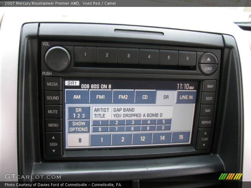 Vivid Red / Camel 2007 Mercury Mountaineer Premier AWD