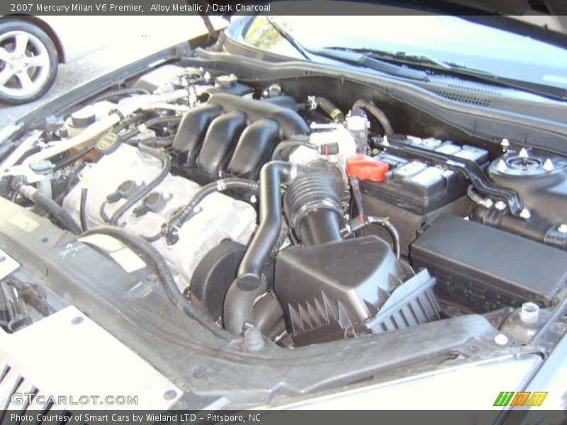 Alloy Metallic / Dark Charcoal 2007 Mercury Milan V6 Premier