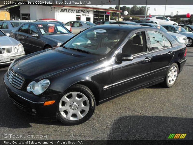 Black Opal Metallic / Ash 2005 Mercedes-Benz C 320 Sedan