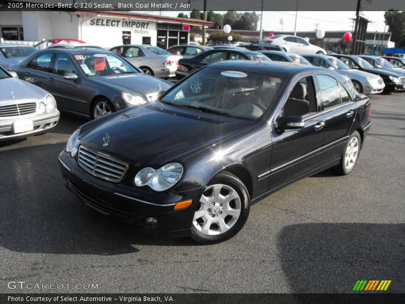 Black Opal Metallic / Ash 2005 Mercedes-Benz C 320 Sedan