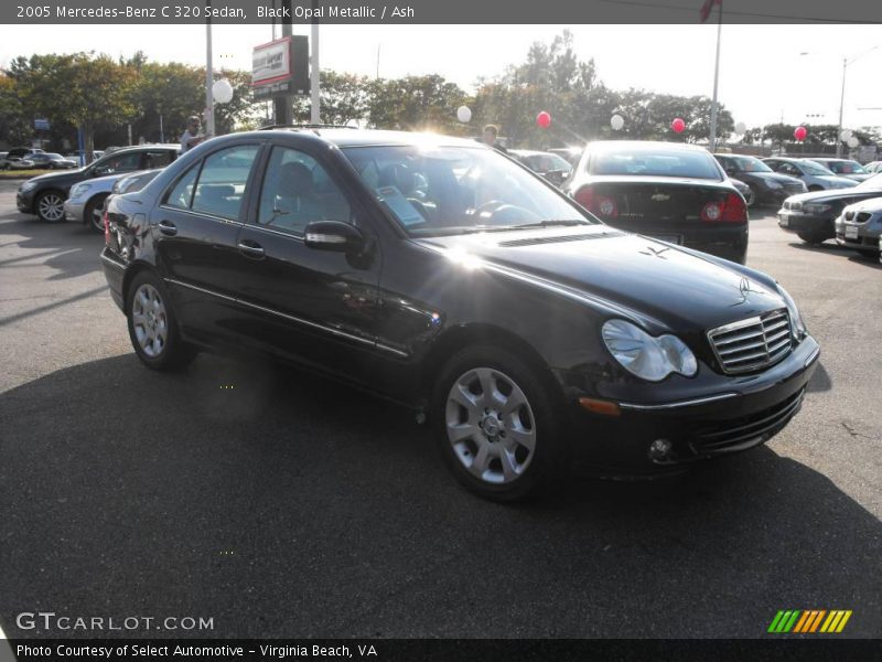 Black Opal Metallic / Ash 2005 Mercedes-Benz C 320 Sedan