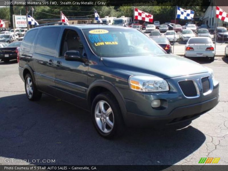 Stealth Gray Metallic / Gray 2005 Pontiac Montana SV6 FWD