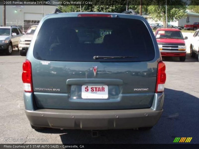 Stealth Gray Metallic / Gray 2005 Pontiac Montana SV6 FWD