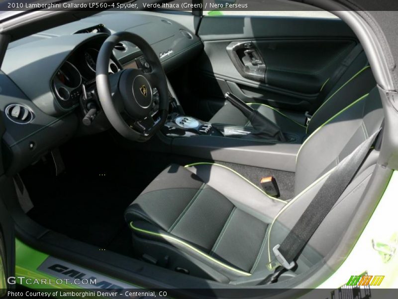 Verde Ithaca (Green) / Nero Perseus 2010 Lamborghini Gallardo LP560-4 Spyder