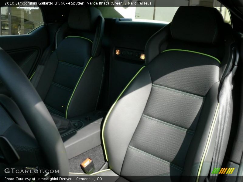 Verde Ithaca (Green) / Nero Perseus 2010 Lamborghini Gallardo LP560-4 Spyder