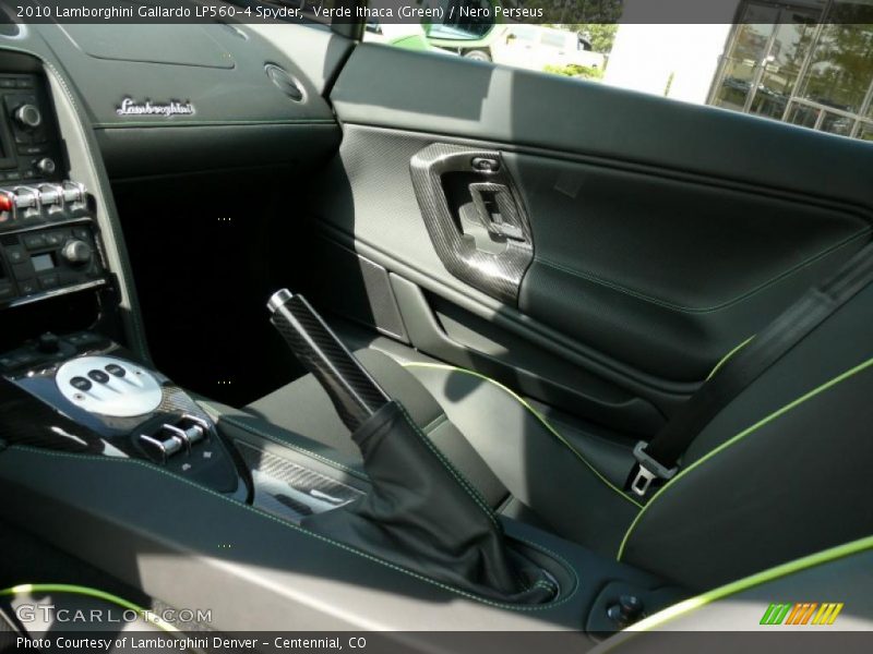 Verde Ithaca (Green) / Nero Perseus 2010 Lamborghini Gallardo LP560-4 Spyder