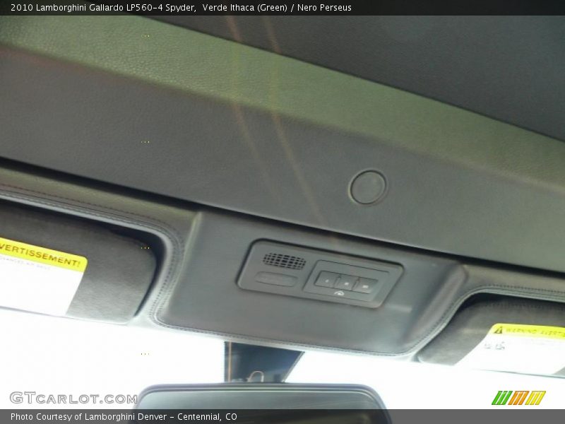 Verde Ithaca (Green) / Nero Perseus 2010 Lamborghini Gallardo LP560-4 Spyder