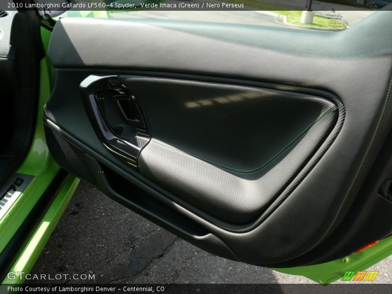 Verde Ithaca (Green) / Nero Perseus 2010 Lamborghini Gallardo LP560-4 Spyder
