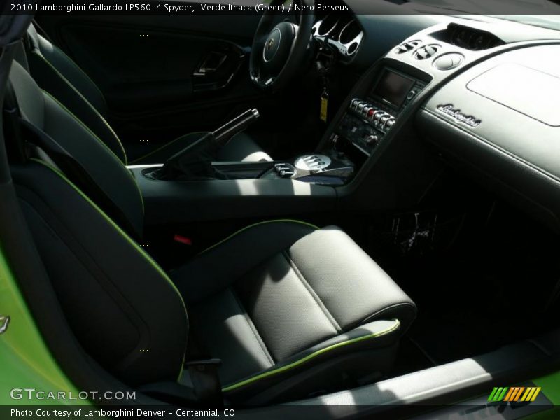 Verde Ithaca (Green) / Nero Perseus 2010 Lamborghini Gallardo LP560-4 Spyder