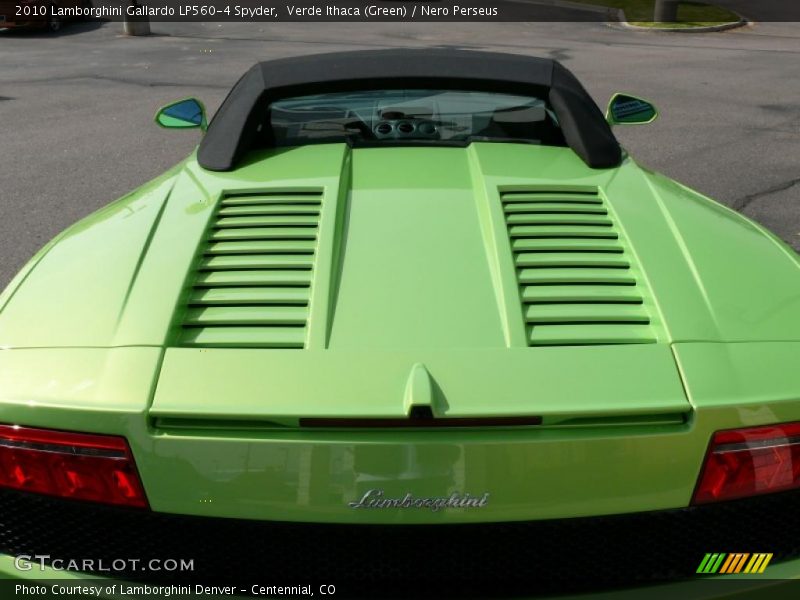 Verde Ithaca (Green) / Nero Perseus 2010 Lamborghini Gallardo LP560-4 Spyder