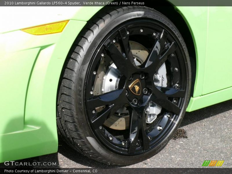 Verde Ithaca (Green) / Nero Perseus 2010 Lamborghini Gallardo LP560-4 Spyder