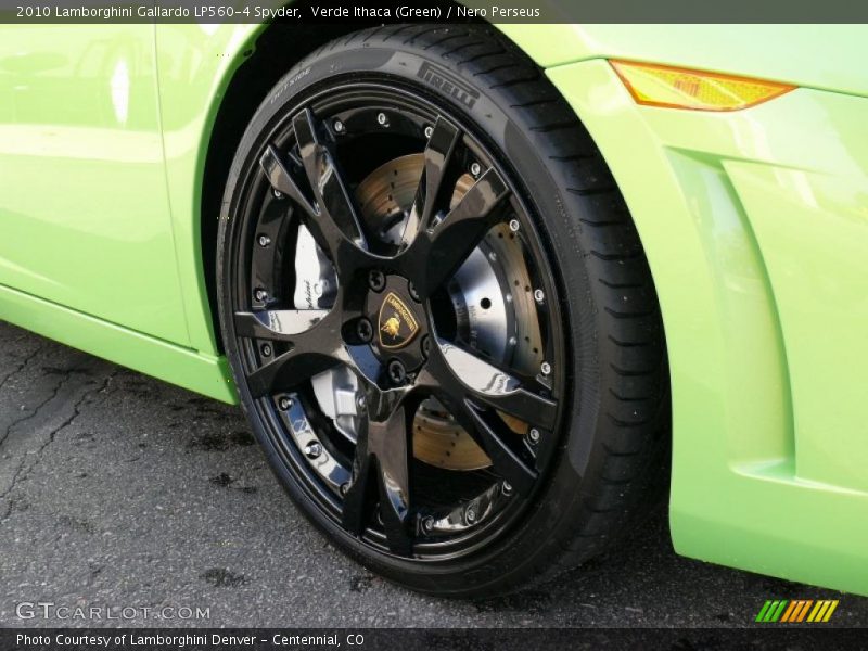 Verde Ithaca (Green) / Nero Perseus 2010 Lamborghini Gallardo LP560-4 Spyder