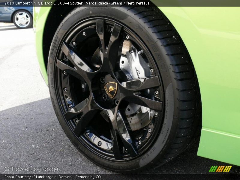 Verde Ithaca (Green) / Nero Perseus 2010 Lamborghini Gallardo LP560-4 Spyder