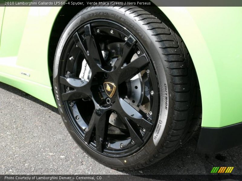 Verde Ithaca (Green) / Nero Perseus 2010 Lamborghini Gallardo LP560-4 Spyder