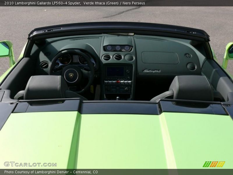 Verde Ithaca (Green) / Nero Perseus 2010 Lamborghini Gallardo LP560-4 Spyder
