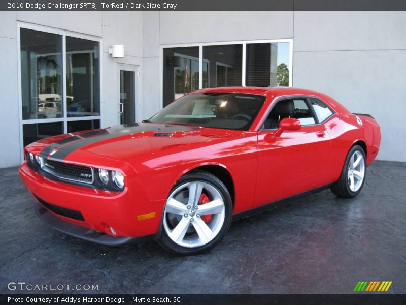 TorRed / Dark Slate Gray 2010 Dodge Challenger SRT8