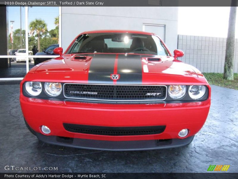 TorRed / Dark Slate Gray 2010 Dodge Challenger SRT8