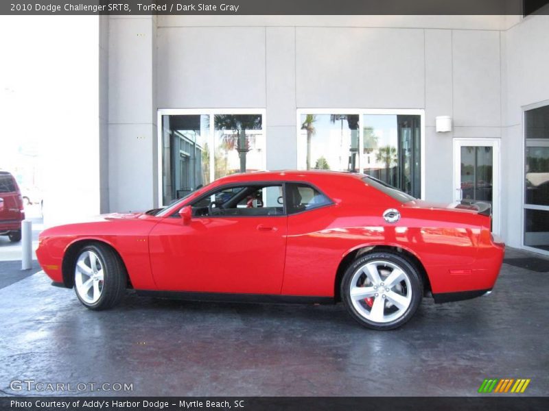 TorRed / Dark Slate Gray 2010 Dodge Challenger SRT8