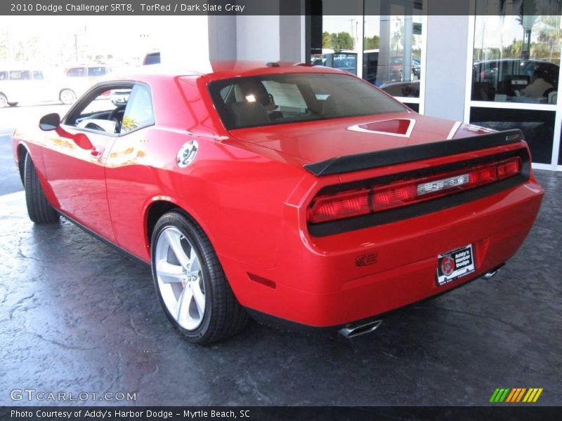 TorRed / Dark Slate Gray 2010 Dodge Challenger SRT8
