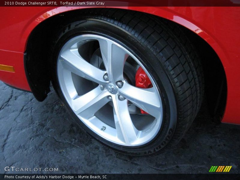 TorRed / Dark Slate Gray 2010 Dodge Challenger SRT8